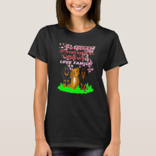 Cool Dachshund Wiener Dog Letter Beste Doggies T-shirt