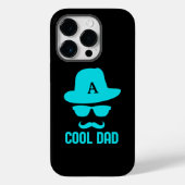 Cool Dad Best DAD Ever monogram initiaal grappig Case-Mate iPhone Case (Achterkant)