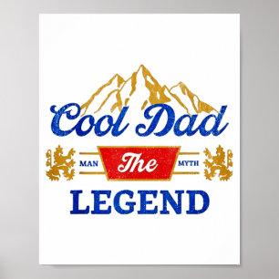 Cool Dad Bier De Legende Poster