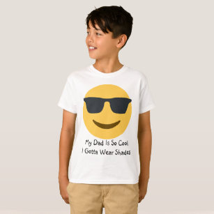 Cool Dad Emoji Wearing Shades T-shirt