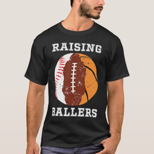 Cool  Dad Father Men Basketball  Football Baseball T-shirt (Voorkant)