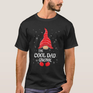 Cool Dad Gnome Family Matching met Kerstmis Funny  T-shirt