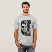 Cool dad heeft baard 2 t-shirt (Voorkant volledig)