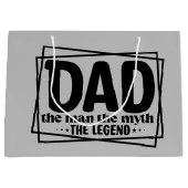 Cool Dad man mytheeklegende Groot Cadeauzakje (Voorkant)