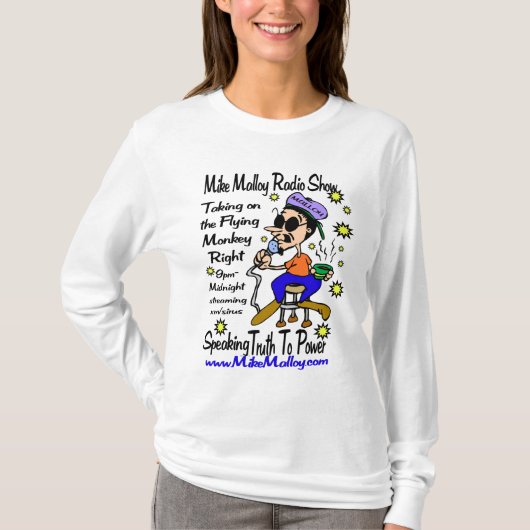 Cool Dad Mike Malloy Radio Show T-shirt (Voorkant)