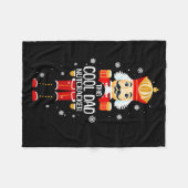 Cool Dad Nutcracker Funny Christmas Family Matchin Fleece Deken (Voorkant (Horizontaal))