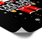 Cool Dad Nutcracker Funny Christmas Family Matchin Poster (Hoek)