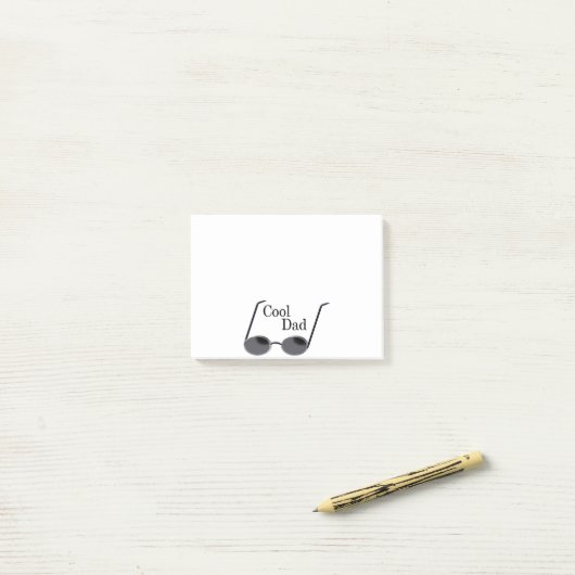 Cool Dad Post-It Notes (Op bureau)