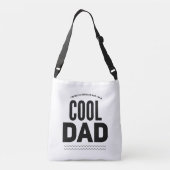 Cool dad regular dad grappige vaders dag crossbody tas (Achterkant)