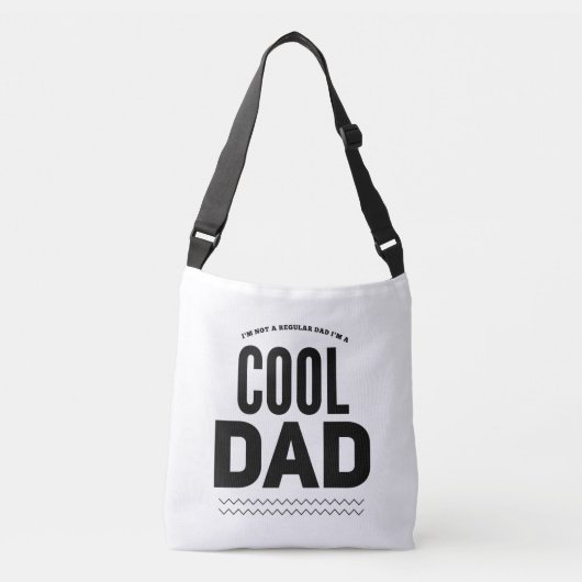 Cool dad regular dad grappige vaders dag crossbody tas (Voorkant)