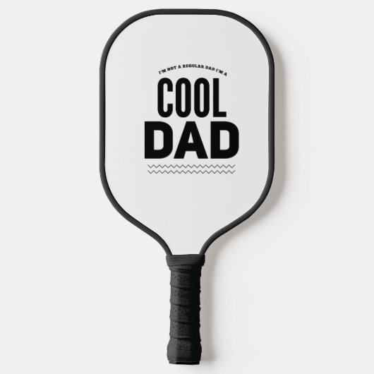 Cool dad regular dad grappige vaders dag pickleball paddle (Achterkant)