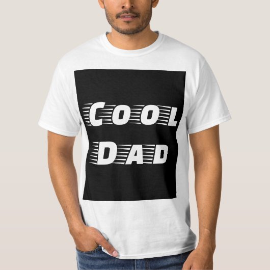 Cool Dad typografie ontwerp T-shirt (Voorkant)