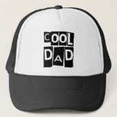 Cool Dad Typography Trucker Pet (Voorkant)