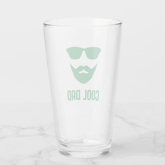 Cool Dad | U kunt de grafische ontwerpopKLEUR wijz Glas (Achterkant)
