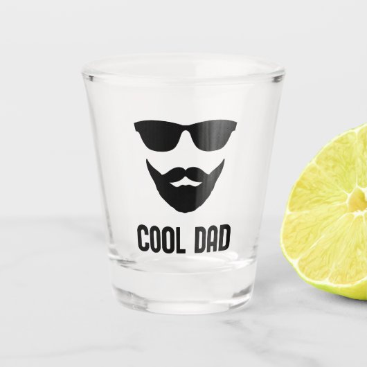 Cool Dad | U kunt de grafische ontwerpopKLEUR wijz Shot Glas (Voorkant)