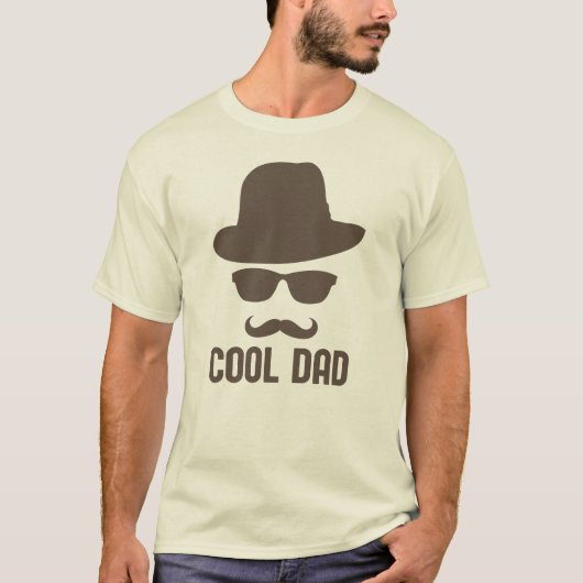 Cool Dad | U kunt de grafische ontwerpopKLEUR wijz T-shirt (Voorkant)