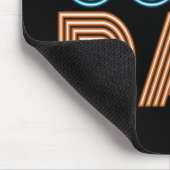 Cool Dad Vaderdag Neon Typografie | MUISMAT (Hoek)