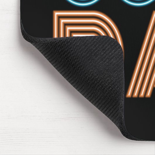 Cool Dad Vaderdag Neon Typografie | MUISMAT (Hoek)