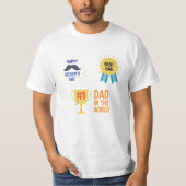 Cool Dad Vibes Design voor Vaderdag T-shirt (Voorkant)