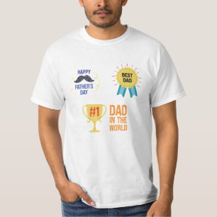 Cool Dad Vibes Design voor Vaderdag T-shirt