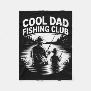 Cool Dad Vist Club Vaderdag Lake Life T-shirt Fleece Deken