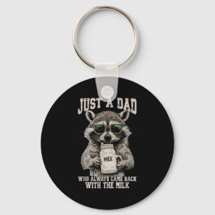 Cool Dad Wasbeer Met Melk Grappige Quote Sleutelhanger
