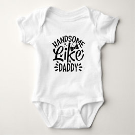Cool Daddy's Son-typografie Romper