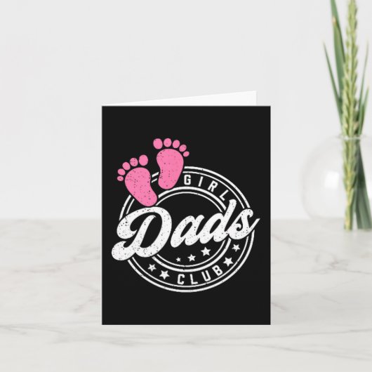 Cool Dads Club Father's Day From Daughter Funny Da Kaart (Voorkant)