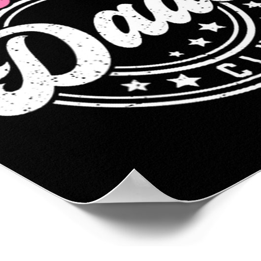 Cool Dads Club Father's Day From Daughter Funny Da Poster (Hoek)