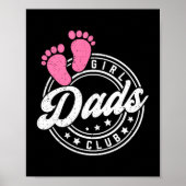 Cool Dads Club Father's Day From Daughter Funny Da Poster (Voorkant)