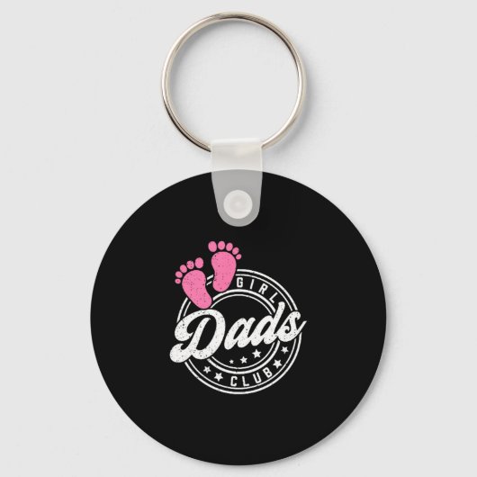 Cool Dads Club Father's Day From Daughter Funny Da Sleutelhanger (Voorkant)