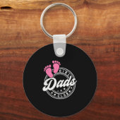 Cool Dads Club Father's Day From Daughter Funny Da Sleutelhanger (Voorkant)