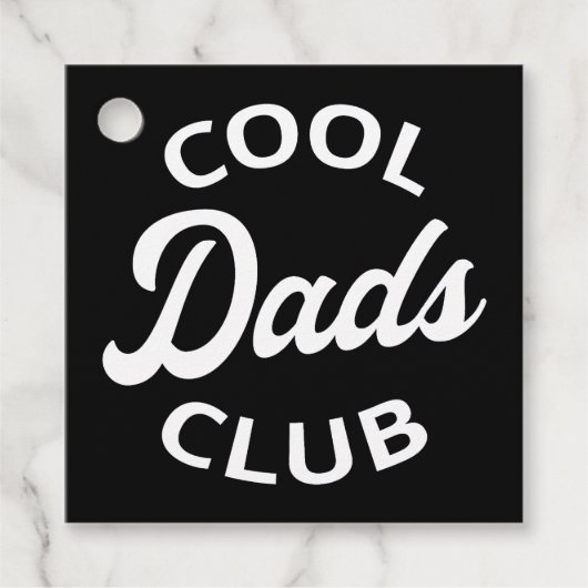 Cool Dads Club I Bedankjes Labels (Voorkant)