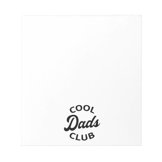 Cool Dads Club I Notitieblok (Voorkant)