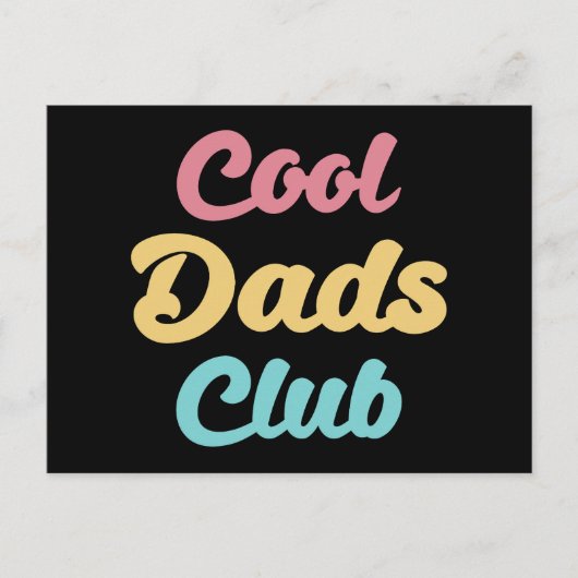 Cool Dads Club II Briefkaart (Voorkant)