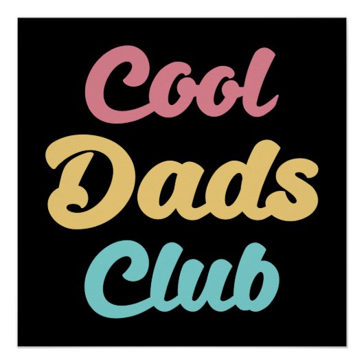 Cool Dads Club II Perfect Poster (Voorkant)