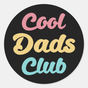 Cool Dads Club II Ronde Sticker