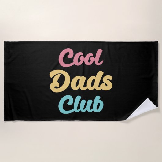 Cool Dads Club II Strandlaken (Voorkant)