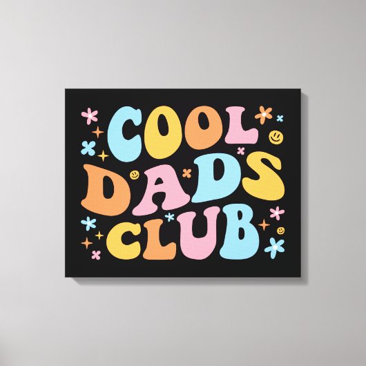 Cool Dads Club III Canvas Afdruk (Voorkant)