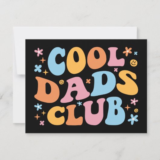 Cool Dads Club III Feestdagenkaart (Voorkant)