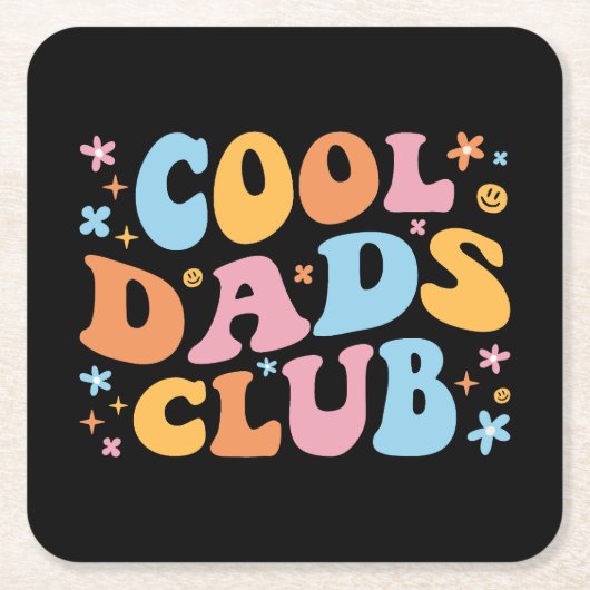Cool Dads Club III Kartonnen Onderzetters (Voorkant)
