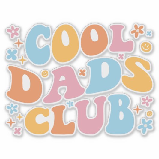 Cool Dads Club III Sticker (Voorkant)