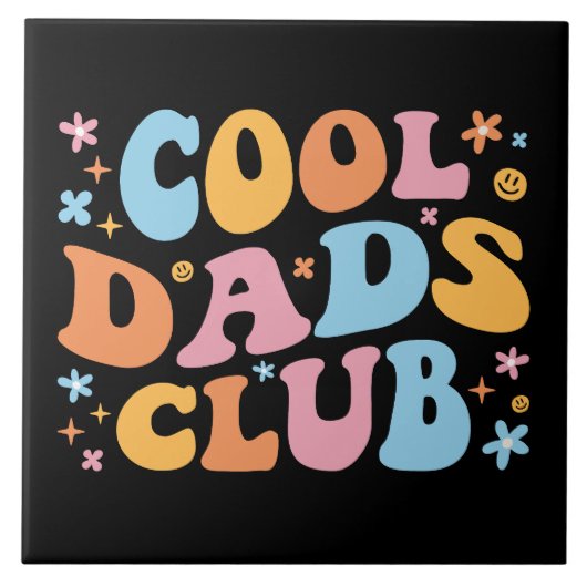 Cool Dads Club III Tegeltje (Voorkant)