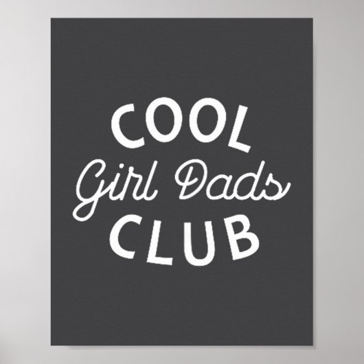 Cool Dads Club New Dad Father's Day For Dad Men  Poster (Voorkant)