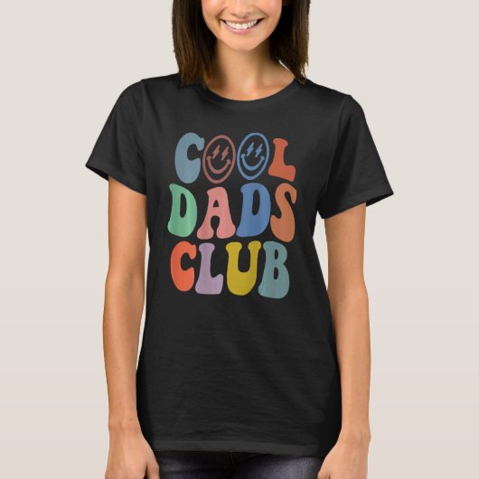 Cool Dads Club  New Dad  Father's Day T-shirt (Voorkant)