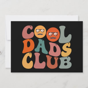 Cool Dads Club Papa Vaderdag Retro Groovy Kaart