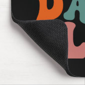 Cool Dads Club Papa Vaderdag Retro Groovy Muismat (Hoek)