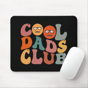 Cool Dads Club Papa Vaderdag Retro Groovy Muismat
