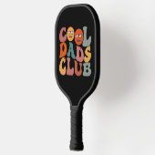 Cool Dads Club Papa Vaderdag Retro Groovy Pickleball Paddle (Links)