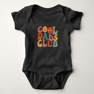 Cool Dads Club Papa Vaderdag Retro Groovy Romper